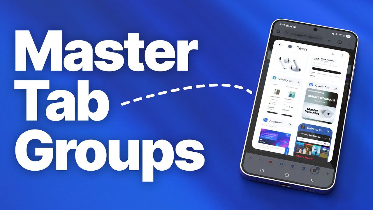 How to Use Tab Groups on Android Phones (Organize Chrome Browser Tabs ...