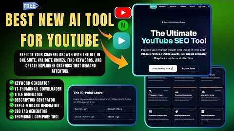 This NEW AI Tool Can AUTOMATE Your YouTube SEO and Yt Tasks| New YouTube AI Tools For SEO Automation
