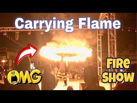 BEST AND SATISFYING FIRE SHOW | MAPAPA OMG KA RITO! | AMAZING FIRE SHOW | DESERT SAFARI DUBAI, UAE