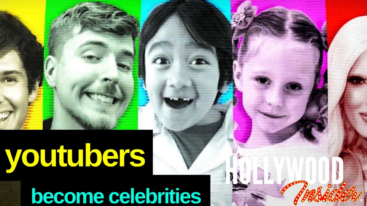 Youtubers Name Collage