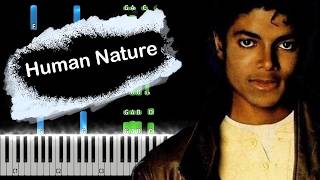 Michael Jackson - Human Nature Piano Tutorial
