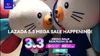 Lazada 3.3 Mega Sale from 3-5 Mar!