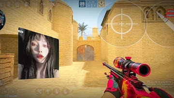 CS SOURCE ANDROID DUST GAMEPLAY | CSS CLIENT MOD 1.3.1 | CSGO mobile gameplay