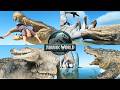 【古代ワニ】デイノスクスの狩り&交流シーン! /Deinosuchus Hunting & Interaction Scenes! Jurassic World Evolution 3