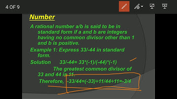 CLASS 8 RATIONAL NUMBERS