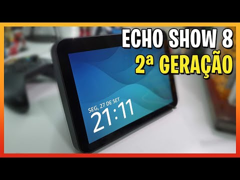 Quais os Novos Recursos da ECHO SHOW 8 de 2ª GERAÇÃO? - Confira a Análise / Review do Novo Gadget