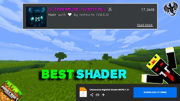 The Best Shader Pack For Minecraft PE 1.21+ Render Dragon Supported 100% Working