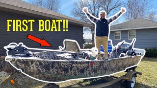 I BOUGHT MY FIRST BOAT! | G3 Outfitter - 25HP Yamaha