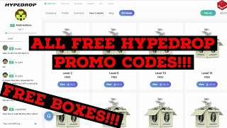 HYPEDROP FREE BOXES! PROMO CODE WORKING FEB 2024