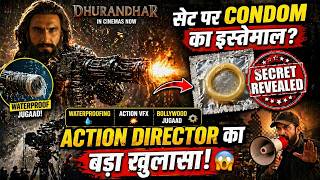 #Dhurandhar BTS Secret 😱 Why #Condoms Were Used in Gun Scenes | Action Director Reveals