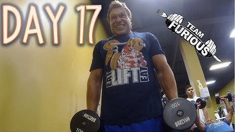 THE FURIOUS 45 - DAY 17 - TRAPS, CALVES WORKOUT / DESIGNING THINGS | Furious Pete Talks