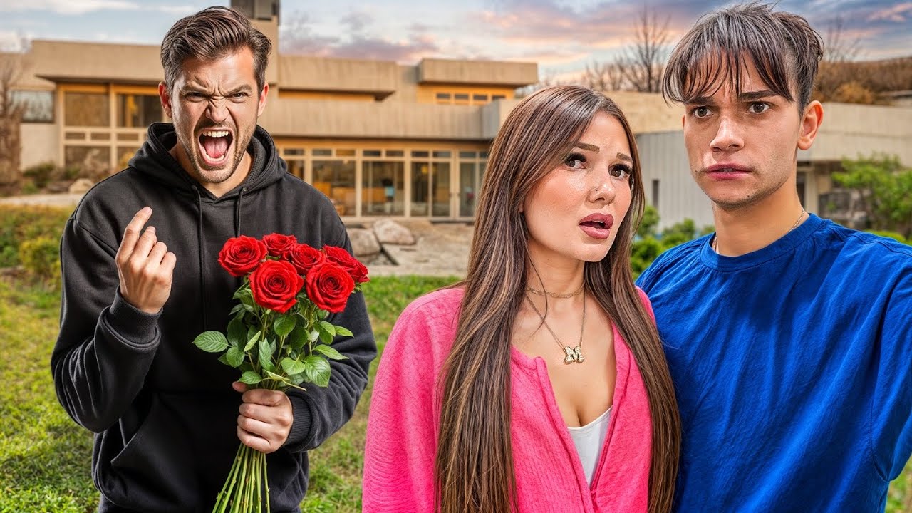 Мой сумасшедший бывший парень проследовал за нами до дома..