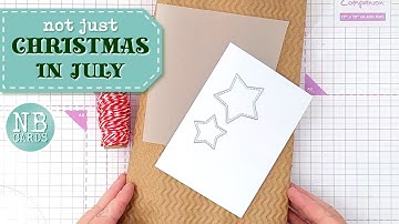 NOT JUST CHRISTMAS IN JULY! Clean and Simple Card Tutorial [2024/182]