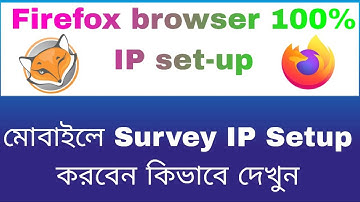 🌐 How to Set Up IP Proxy in Android Firefox Browser Perfectly | Survey IP Setup 2025 🌐