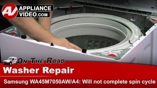 Samsung Washer - Suspension issues - Diagnostic & Repair