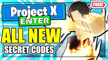 Project X CODES *BOOST* ALL 12 NEW SECRET ROBLOX Project X CODES!