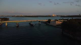 4K Drone Aerial View of Haulover Park Inlet - Sunny Isles Drone Video Production & Aerial Photos