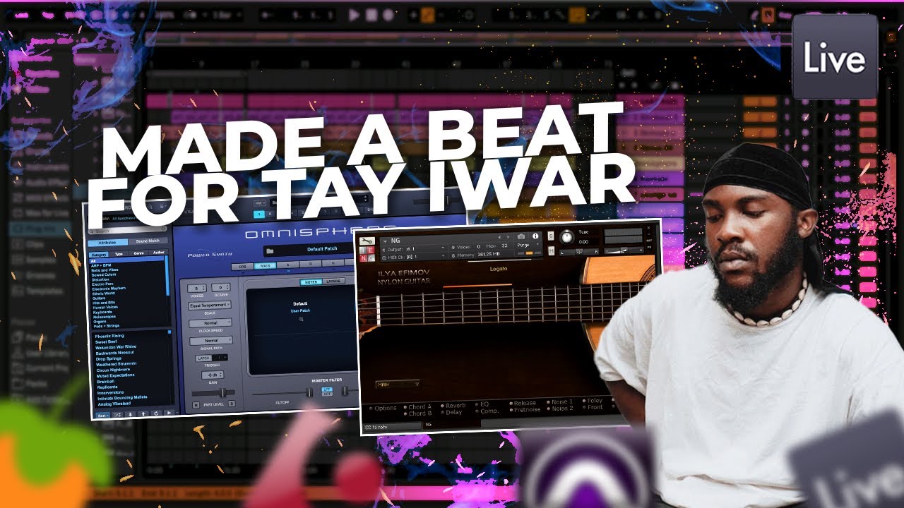 Making A Beat From Scratch | tay iwar type beat 2023