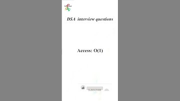 Time complexity of Array | DSA questions 🤯 || be prepared 😱 #dsa  #interviewquestions