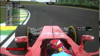 ''Aye, aye'' Angry Alonso - Brazilian Qualifying 2014