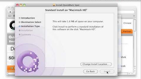 QuickMark Spot Install Steps For Mac