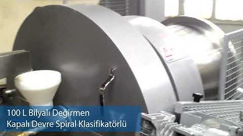 100L Closed Circuit Ball Mill with Spiral Classifier | Continuous Grinding System