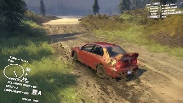 Spin Tires Dev Demo MOD - Mitsubishi Lancer Evolution - GTX 780 -1080p