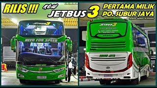 KEREN ABIS !! RILIS PERDANA SUBUR JAYA JETBUS 3 SHD, NYALA LAMPU SEIN NYA SEPERTI MOBIL SPORT !!