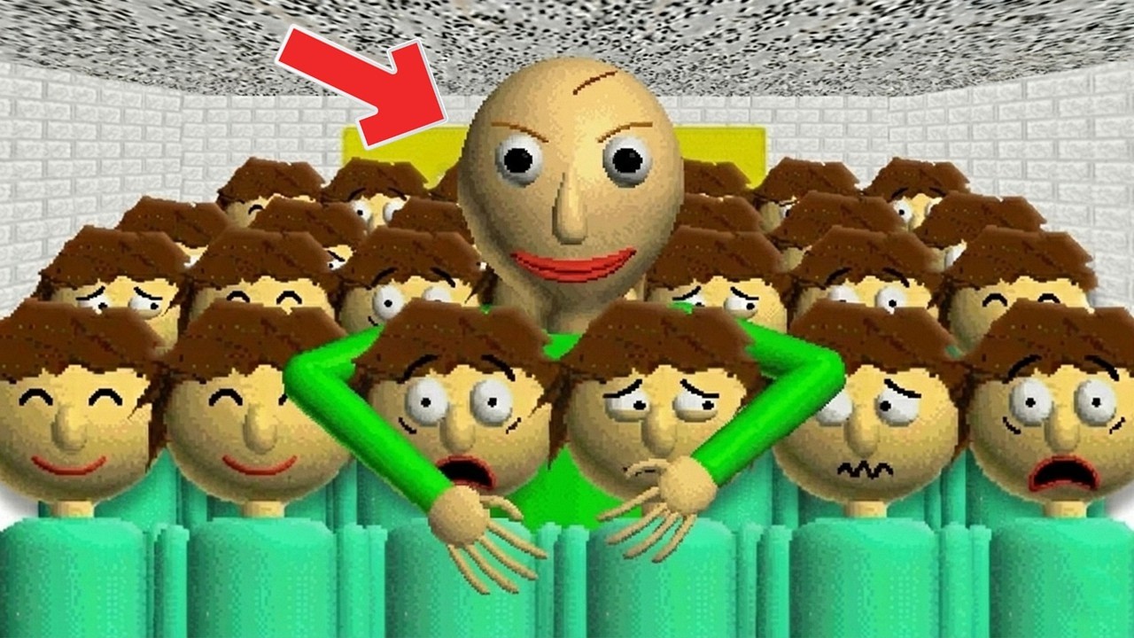 BALDİ YENİ 100 ÖĞRENCİSİ OKULDA... BALDİ'Yİ DÖVÜYOR! | Baldi's Basics MOD