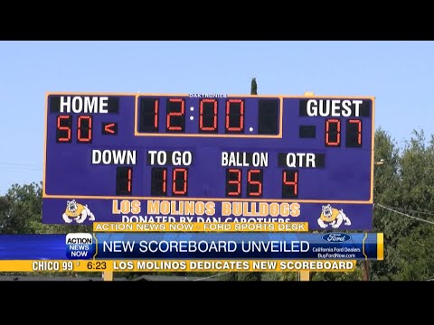 Los Molinos High School unveils new scoreboard