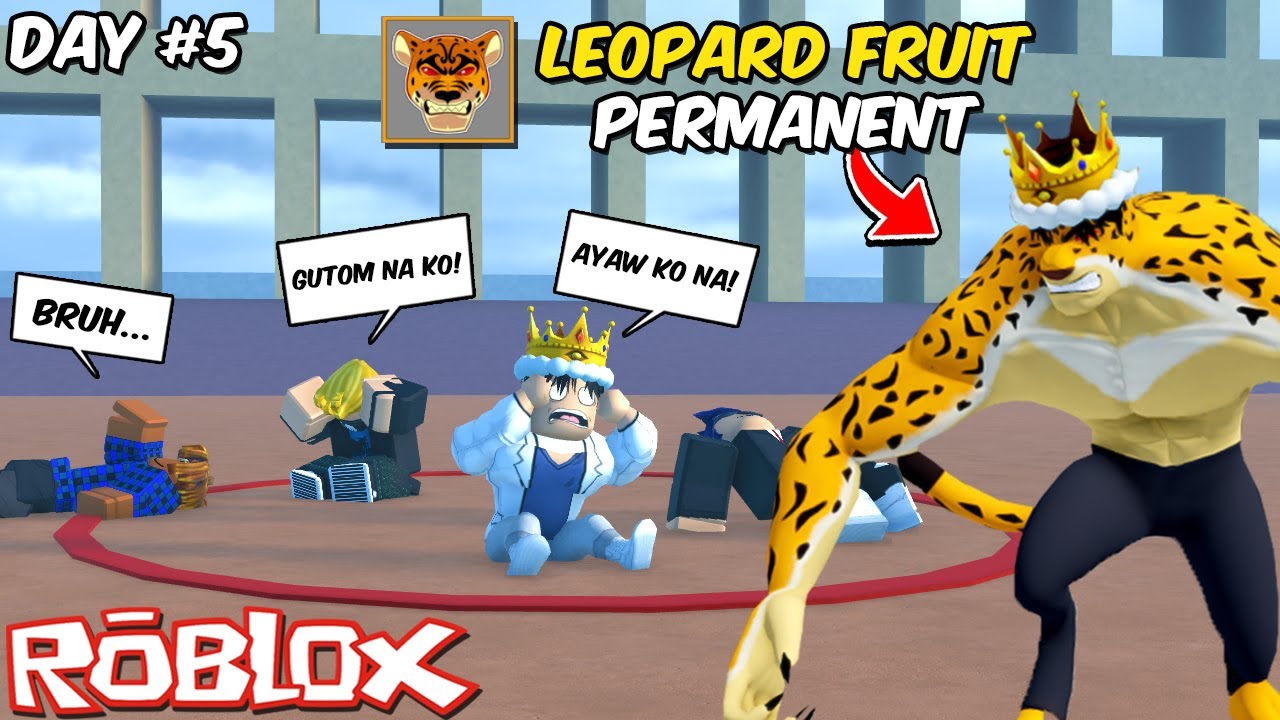 Blox Fruits Last To Leave Circle Wins LEOPARD FRUIT PERMANENT YouTube
