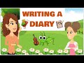 How to write a diary    english with teacher joan