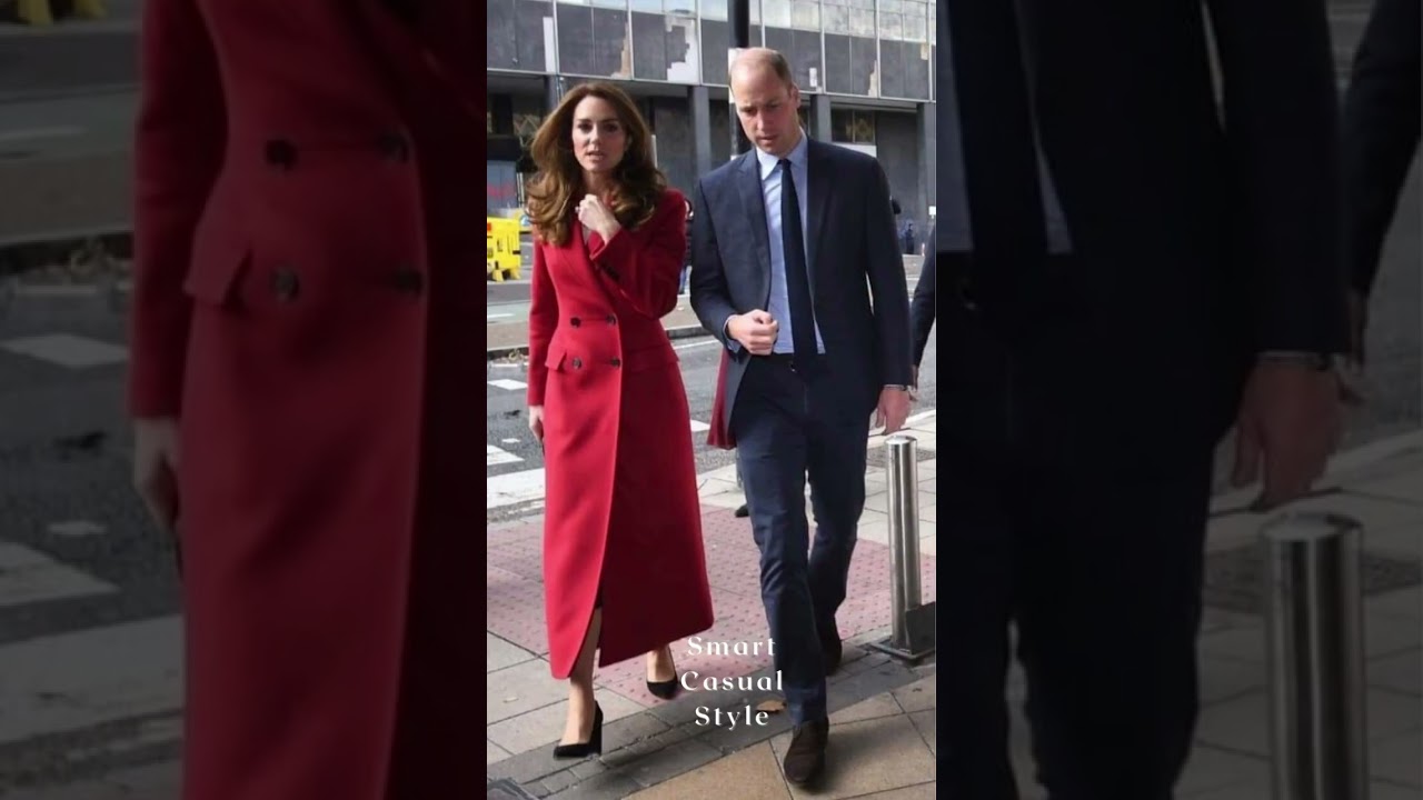 Prince William's style in a tailored blazer & tie combo.