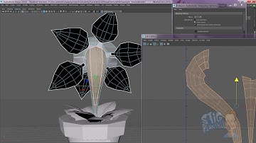 Audrey II - Maya Project Tutorial - Part 13 - Head & Neck UVs