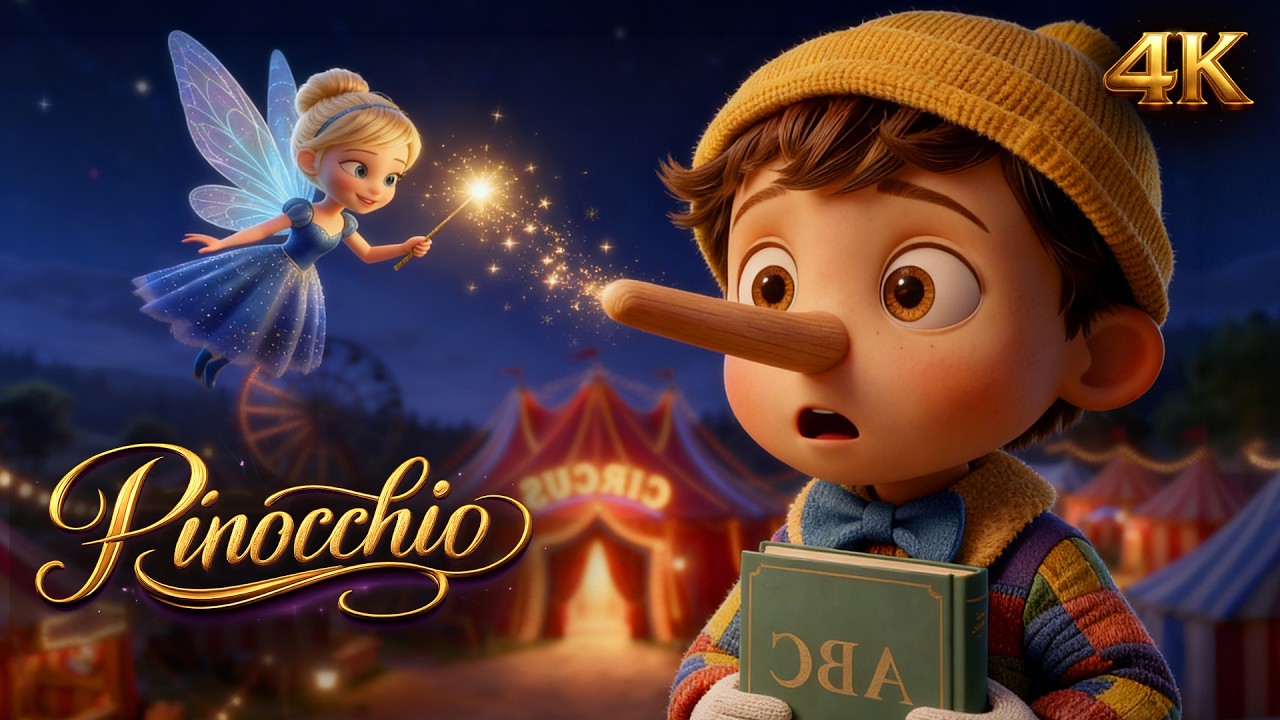 PINOCCHIO: La Storia di un Burattino | 3D 4K | Storie Per Bambini Cartoni Animati