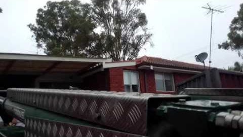 Danny in a tight squeeze