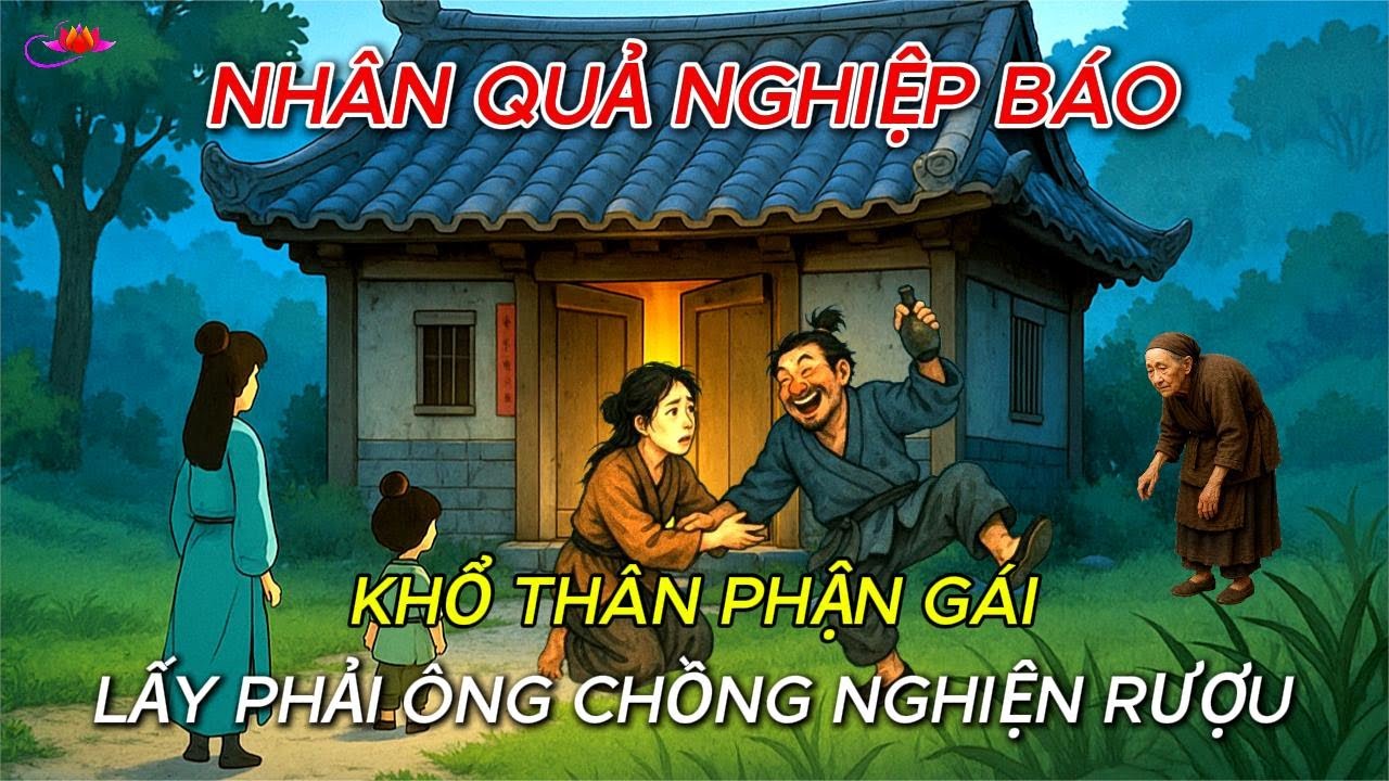 Tổng hợp 2 câu chuyện nhân quả thật cảm động thương thân phận lấy phải người chồng nghiện rượu...