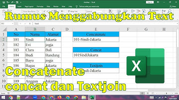 Perbedaan Rumus Concatenate Concat dan Textjoin di Excel