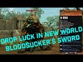 Testing Luck in New World what&#39;s the drop chance on the Bloodsucker&#39;s Sword? 2023