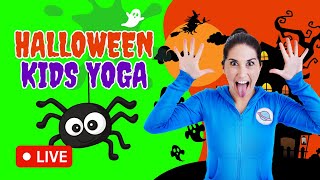 Halloween Kids Yoga LIVE! Cosmic Kids Halloween Adventure Compilation 👻✨