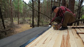 Off the grid cabin, Is it that easy to make a roof