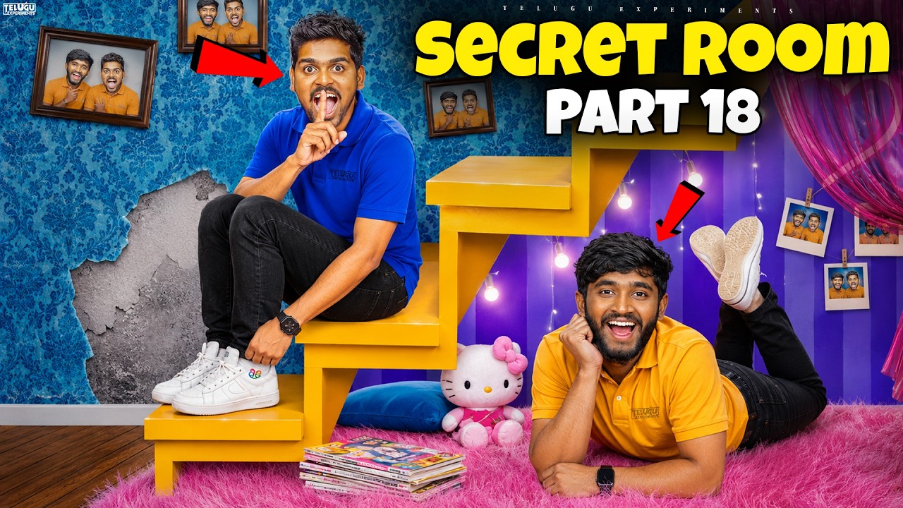 Secret Room Making Challenge [ PART-18 ] - No One Can Find it 🔥🔥 Telugu Experiments