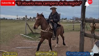 Monta N°12 del abuelo con el petiso ( con bocado solo) 🇦🇷🐴