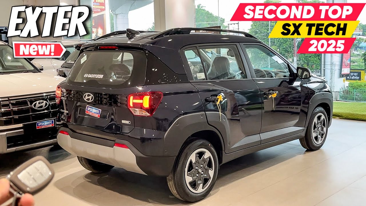 Hyundai Exter Sx Tech 2025 ❤️ | Hyundai Exter Second Top Model | New Exter 2025 Detailed Review 