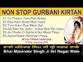 Non stop gurbani kirtan by bhai maninder singh ji sri nagar wale