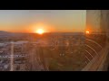 Beautiful sunrise over Las Vegas (time lapse video)