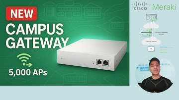 NIEUWE Cisco Meraki Campus Gateway 🔥 Gecentraliseerde wifi voor 5.000 AP