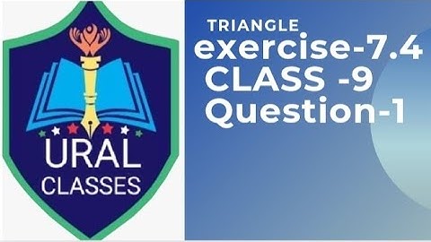 class-9 | chapter-7 | exercise-7.4 | question no-1 | intro and hints |