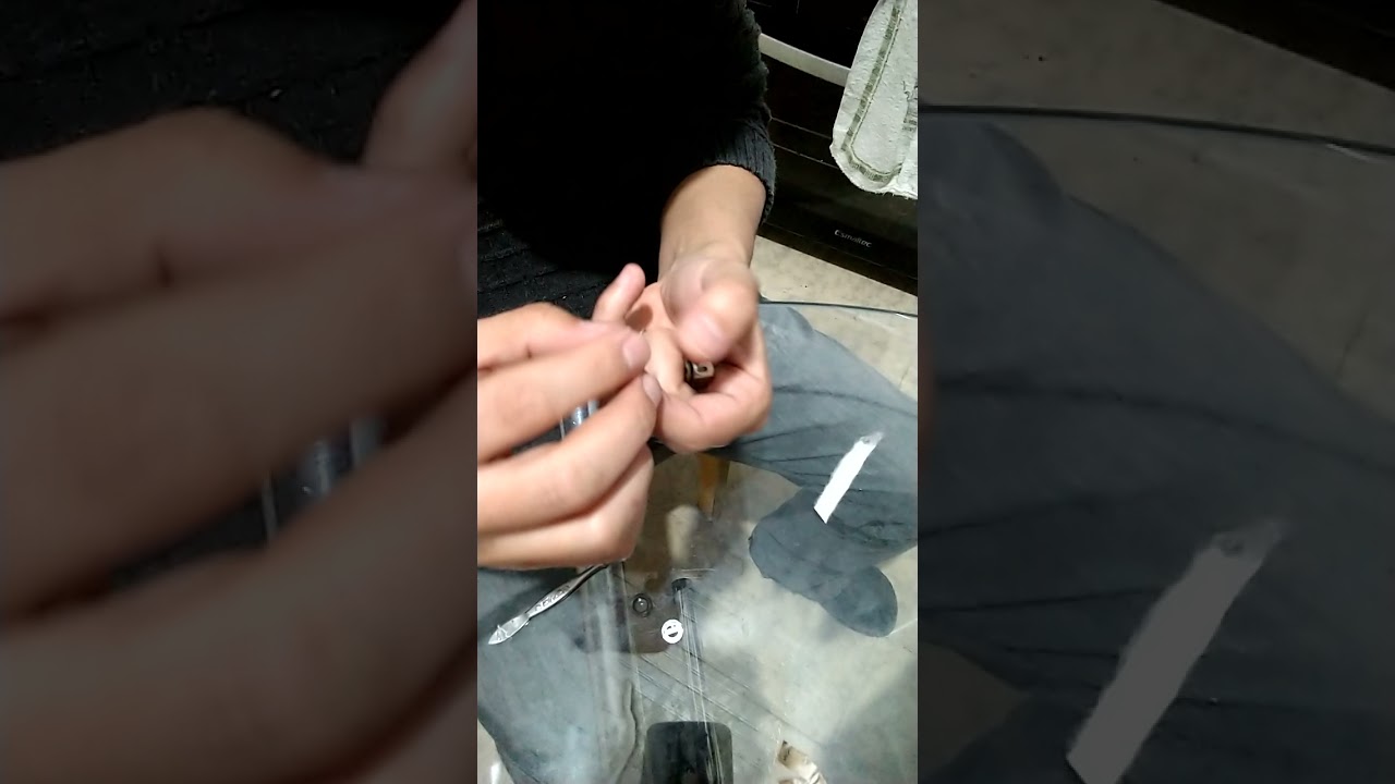 Trocando o algodão da coil do Sky Solo Plus