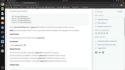 #13 Java Currency Formatter | Hackerrank Java Solutions